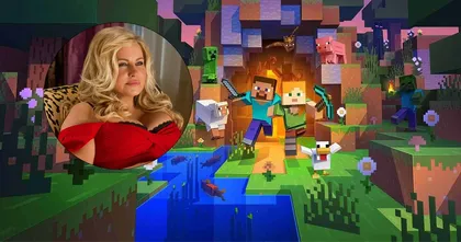 Jennifer Coolidge หรือคุณแม่สตีฟเลอร์ร่วมแสดงในภาพยนตร์ Minecraft