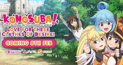 KONOSUBA เตรียมวางจำหน่ายเกม Visual novel ที่จะพาไปใช้เวลาไร้สาระกับปาร์ตี้อันน่าเวทนา กุมภาพันธ์นี้
