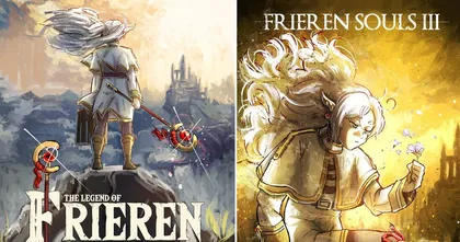ชมงานฝีมือศิลปินสุดปั่น วาดภาพ Frieren ล้อเลียนสารพัดปกเกมชื่อดัง