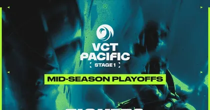 Riot Games ประกาศรายละเอียดบัตรเข้าชมรอบ VCT Pacific Stage 1: Playoffs พร้อมเปิดขายตั้งแต่วันที่ 22 เมษายนนี้!