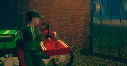 Delivery Man เกมอินดี้สยองขวัญ สวมบทพี่ไรเดอร์ ลดเหลือ 23 บาท บน Steam