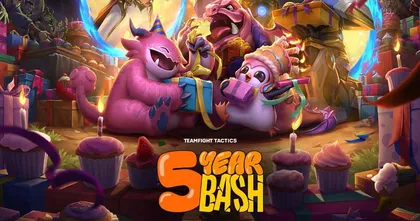 5 ขวบแล้ว! TFT ชวนฉลองเกมอีเวนต์ธีมวันเกิด TEAMFIGHT TACTICS: 5 YEAR BASH มาสนุกไปด้วยกันตั้งแต่วันนี้ - 15 กรกฎาคมนี้!