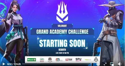 พบกับ "Valorant Grand Academy Challenge" ศึกอีสปอร์ตเยาวชนสุดยิ่งใหญ่แห่งปี รอบชิงชนะเลิศ ทางช่อง 5