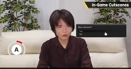 Masahiro Sakurai แนะนำ! ผู้พัฒนาเกมควรให้ผู้เล่นข้ามคัตซีนได้ตลอด