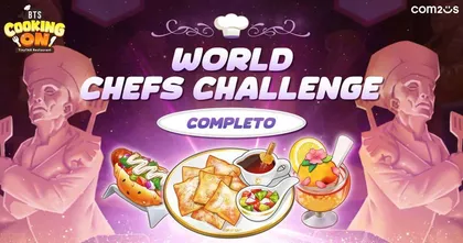 'BTS Cooking On: TinyTAN Restaurant' เกมใหม่จาก Com2uS ปล่อยอัปเดตเวทีชิงเชฟโลกธีมใหม่ ‘คอมพลีทโตะ’