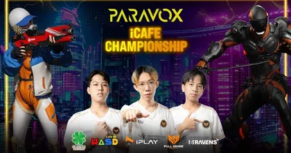 PARAVOX iCafe Championship เฟ้นหาตัวแทนร้านเน็ตไทยเข้าร่วมการแข่งรายการใหญ่ PIC ระดับภูมิภาค SEA ชิงเงินรางวัลรวมกว่า 6 แสนบาท!!