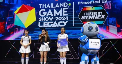 เก็บตกภาพบรรยากาศ Sumsung SSD ร่วมสนุกกันบนเวทีใหญ่งาน Thailand Game Show 2024