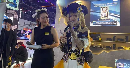 คอสเพลเยอร์สาวสวยชื่อดัง Nana Nya มาเยือนบูธ POCO ในงาน Thailand Game Show 2024