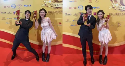 4 อินฟลูฯ  Osx Network ตบเท้าเข้ารับรางวัล 2024 Thailand Headlines Person of the Year Awards ครั้งที่ 8
