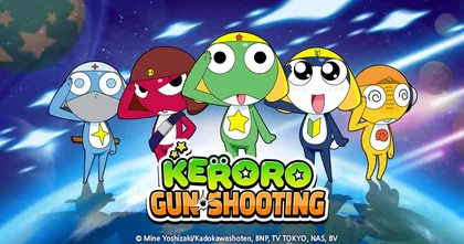 KeroroGunShooting เกมยิงจากอนิเมะเคโรโระ ขบวนการอ๊บอ๊บป่วนโลก เปิดให้ลงทะเบียนล่วงหน้าบนมือถือระบบ Android สโตร์ไทย
