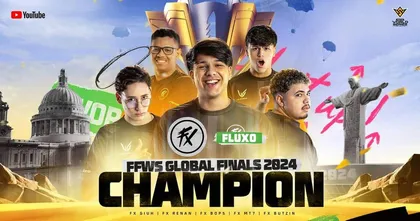 ทีม Fluxo จากบราซิลคว้าแชมป์ที่ Free Fire World Series (FFWS) Global Finals 2024 หลังทำ 3 BOOYAHs ในรอบชิงชนะเลิศ