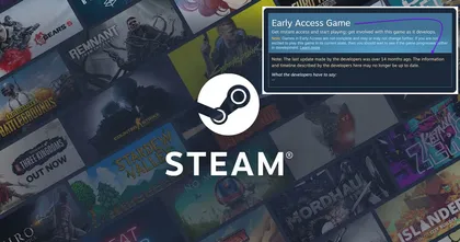 Steam เพิ่มข้อความเตือนเกมในรูปแบบ Early Access ว่าทีมงานไม่ได้อัปเดตนานเท่าไหร่แล้ว เพื่อป้องกันความเสี่ยง