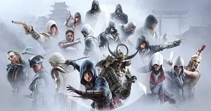 รวมยอดตัวเลขผู้เล่นพร้อมกันสูงสุดบน Steam ของเกมในซีรีส์ Assassin's Creed ภาคหลัก ตั้งแต่ Director's Cut Edition จนถึงภาค Shadows