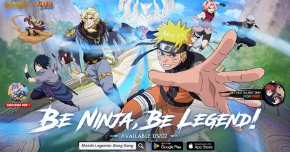 Mobile Legends: Bang Bang x NARUTO สุดยอดการคอลแลป ที่มาพร้อมคอนเทนต์สุดพิเศษ เหล่านินจาเตรียมบุก Land of Dawn พร้อมกัน 2 พฤษภาคมนี้