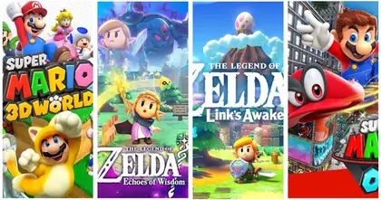 Nintendo เผยรายชื่อพร้อมรายละเอียดเกมที่ได้รับการอัปเกรดฟรีบน Switch 2