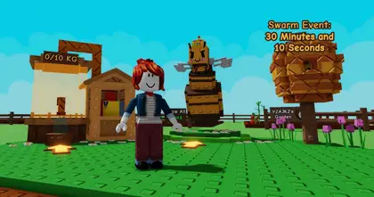 Grow a Garden วิธีหา Bee Swarm Crops ใน Bizzy Bee Event