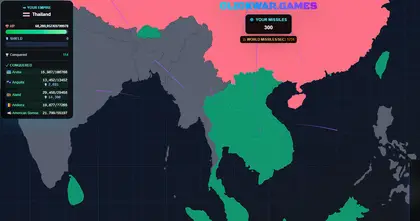 Clickwar.Games เกมเมอร์ไทยบุกเข้ายึดได้ 114 ประเทศแล้ว บอกเลยงานนี้เตรียมตัวครองโลก!