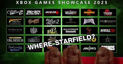 แฟนเกมเริ่มหมดหวังหลังไร้เงาเกม Starfield ใน Xbox Showcase