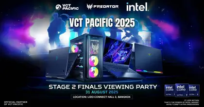 Predator x Intel เปิดแคมเปญใหญ่! พาแฟน VALORANT บินลัดฟ้าเชียร์ VCT 2025 PACIFIC Stage 2 รอบไฟนอลที่ญี่ปุ่น