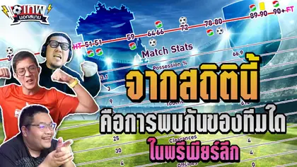 เทพนอกสนาม : สถิตินี้คือการพบกันของทีมใดในพรีเมียร์ลีก I EP.66