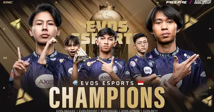 EVOS Esports จากอินโดนีเซียคว้าแชมป์ Free Fire ในรายการ Esports World Cup 2025 ล้างตาความพ่ายแพ้เฉียดฉิวจากปีก่อน