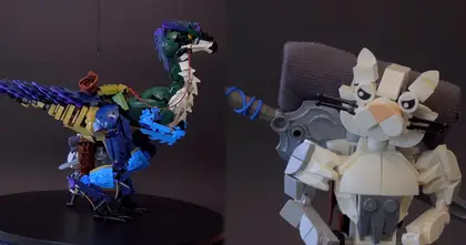 อย่างเจ๋ง! เมื่อแฟนมอนฮันโชว์ผลงานสร้างโมเดล Seikret และเหมียว Palico ด้วยตัวต่อ Lego ที่ชวนว้าว