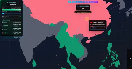 Clickwar.Games สรุปสถานการณ์ล่าสุด เกมเมอร์ไทยยึดได้ 120 ประเทศ แต่รัสเซียและจีนเป็นอิสระแล้ว!