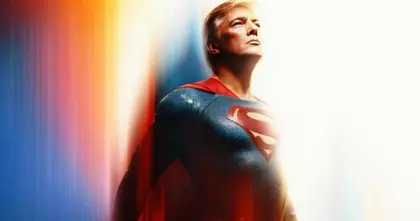 เป็นเรื่อง! ทีมงานทรัมป์โพสต์มีมแต่งเป็น Superman ผู้ว่าฯ แคลิฟอร์เนียสวน "นี่ก็คนอพยพฯ นะ!"