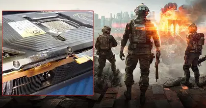 ผู้ใช้การ์ดจอ GeForce RTX 5090 เกิดไฟไหม้ในขณะเล่นเกม Battlefield 6