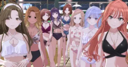 เต็มตาแบบ 4K! Idolmaster Shanison ปล่อย MV ใหม่ Summer Night Paradise ชุดว่ายน้ำและค่ำคืนที่แสนหรูหรา