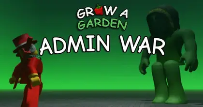 สงครามแอดมิน! Grow a Garden VS. Steal a Brainrot เข้าร่วมมันส์กันใน Admin Abuse War  23 สิงหาคมนี้