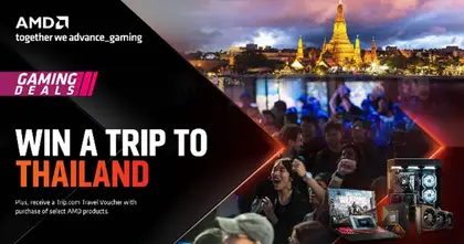 AMD พร้อมพาเกมเมอร์ไปเติมพลังกับการผจญภัยครั้งใหม่ ณ gamecom asia x Thailand Game Show ฟรี!