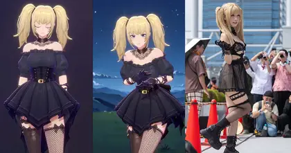 Iori Moe -伊織もえ- คอสเพลย์เยอร์สาวชาวญี่ปุ่น คอสเป็นน้อง "Ani" สาวน้อย AI ในสไตล์อนิเมะ
