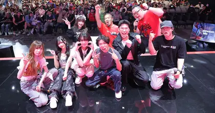 OS on Stage กระทบไหล่ทีมงาน Online Station บนเวทีงาน gamescom asia x Thailand Game Show 2025