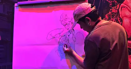 Dead by Daylight ชวนเหล่าเกมเมอร์มารับชมความงามสุดสยองกับ การวาดภาพกระสือ โดยคุณ Song ที่ gamescom asia x Thailand Game Show