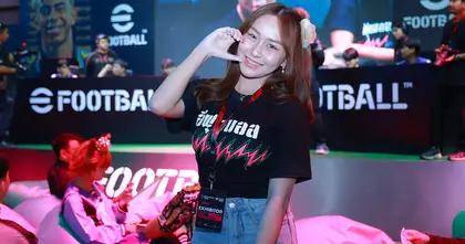 พาชมภาพบรรยากาศการแข่งของเหล่าอินฟลูเอนเซอร์บูธ KONAMI ภายในงาน gamescom asia x Thailand Game Show 2025