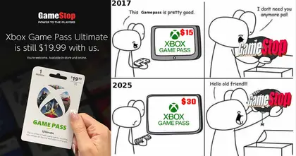 GameStop แซวยับ พร้อมประกาศบัตรเติม Game Pass ราคาเดิมยังมีนะ หลังมีการประกาศขึ้นราคาจนคนหนี!