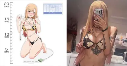 สาวผู้ชื่นชอบ "มาริน" โพสต์ภาพตัวเอง พร้อมแคปชั่น รักมากจนสัดส่วนเกือบเท่ามารินแล้ว!?