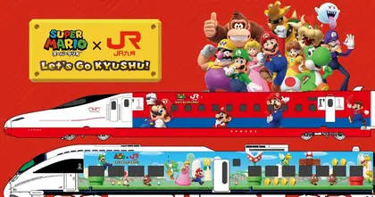 Nintendo ร่วมกับ JR Kyushu เปิดตัวรถไฟชินคันเซ็นธีม Super Mario ส่งเสริมการท่องเที่ยวเกาะคิวชู