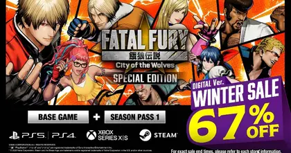 FATAL FURY: City of the Wolves ลดราคา 67% ในเวอร์ชั่น Steam,  PlayStation และ Xbox กับเทศกาลลดราคาช่วงวันหยุด Happy gaming!