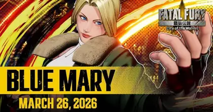 Blue Mary เจ้าหน้าที่พิเศษแห่ง South Town ล็อคเป้าสู่สังเวียนซีซันที่สองของ FATAL FURY: City of the Wolves ในวันที่ 26 มีนาคมนี้!