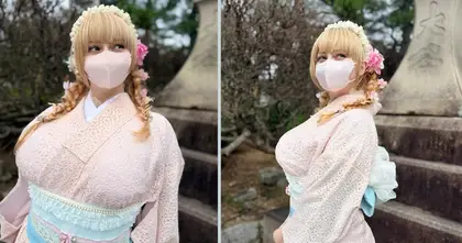 Alice สาวต่างชาติโดนดราม่าใส่กิโมโนไม่เหมาะสม สุดท้ายใช้จังหวะทัวร์ลงโปรโมตตัวเอง!