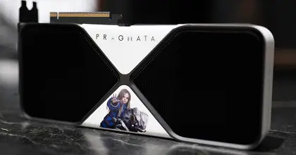 NVIDIA สาขาญี่ปุ่น แจกการ์ดจอ  GeForce RTX 5090 Founders Edition ธีมเกม PRAGMATA