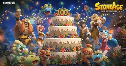 StoneAge Idle Adventure เริ่มกิจกรรมฉลองก่อนเกมเปิดตัวครบ 100 วัน !