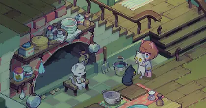 Meowstead เกมสุดชิลภาพน่ารักที่จะให้เราได้มาตกแต่งบ้าน ปรุงอาหารหาเงิน และใช้ชีวิตท่ามกลางเจ้านายขนฟูที่เมืองติดริมทะเล!
