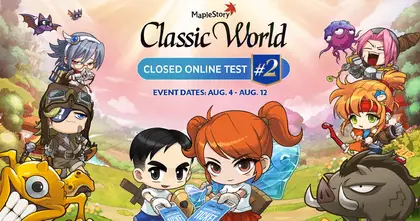 MapleStory Classic World ประกาศเตรียมเปิดทดสอบ Closed Online Test รอบ 2 หวนคืนสู่บรรยากาศสุดน่าคิดถึงอีกครั้ง